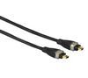 Hama Firewire 400 Cable (IEEE 1394), 4-Pin Male to 4-Pin Male, Black - Gold Plated Contacts, 1m