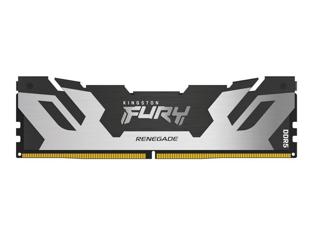 Kingston FURY Renegade DDR5 48GB Module (288-Pin, 6400MTs/PC5-51200, CL32, 1.4V, Unbuffered, Non-ECC, Black/Silver)
