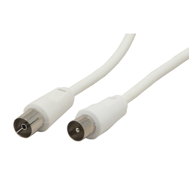 Extensor de cable de antena MCL Samar - Conector IEC hembra a macho - 5 m