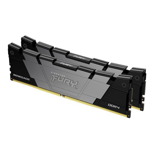 Kit Kingston FURY Renegade DDR4 - 64GB (2x32GB) - 3200MTs/PC4-25600 - CL16 - 1.35V - Sin amortiguador - No ECC - Negro