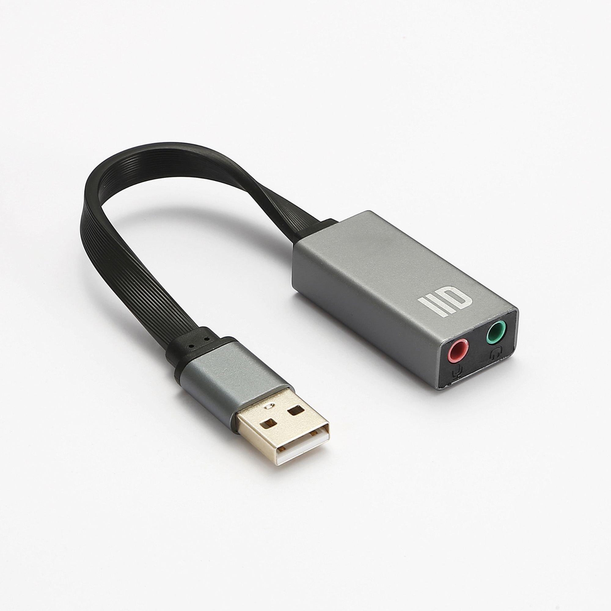 USB Audio Adapter + External Sound Card, Compatible with Windows/Mac/Chrome OS Linux, Plug & Play
