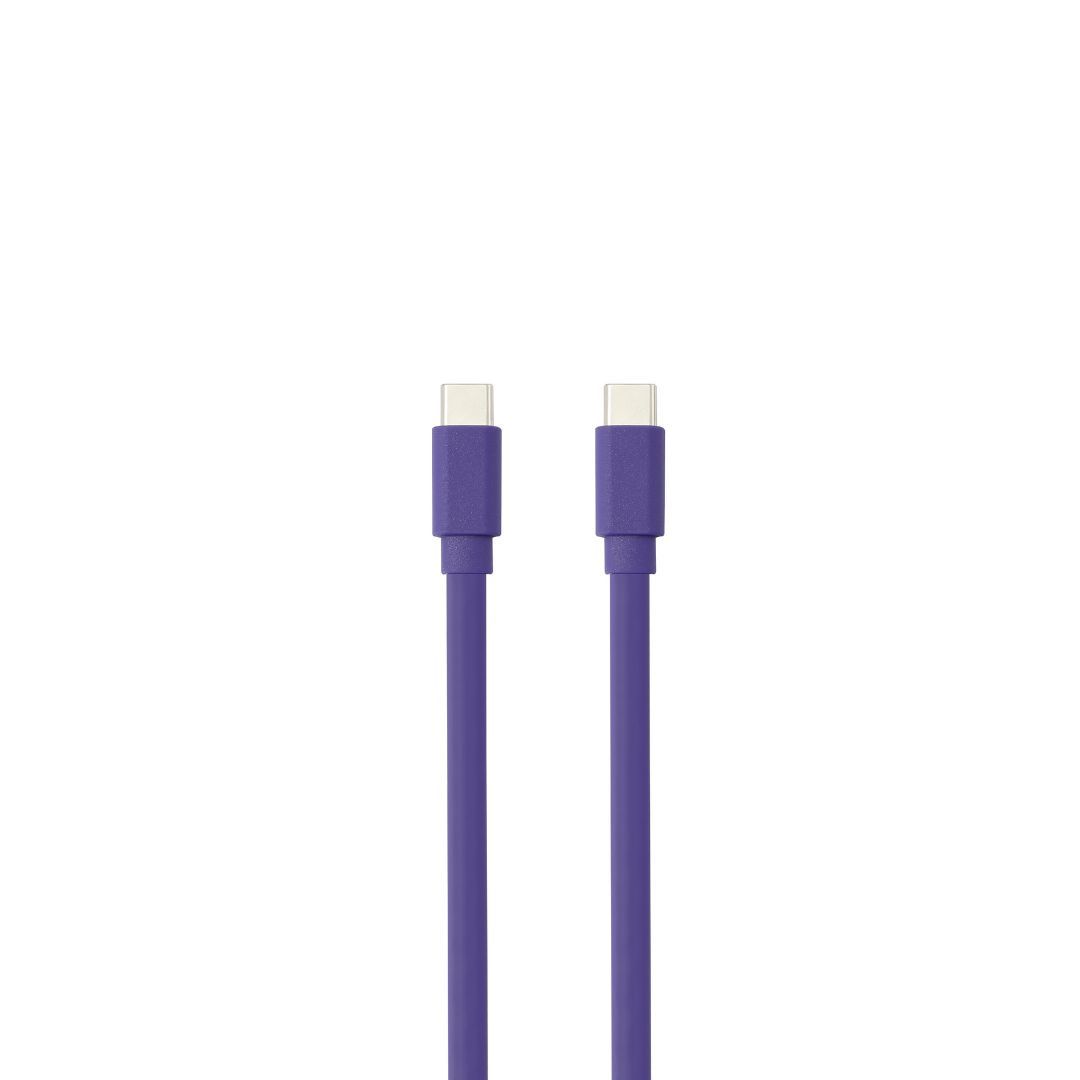WE Silicone USB-C to USB-C Cable - USB 2.0 - 3A/60W Charge - 1.5m - Forest Green