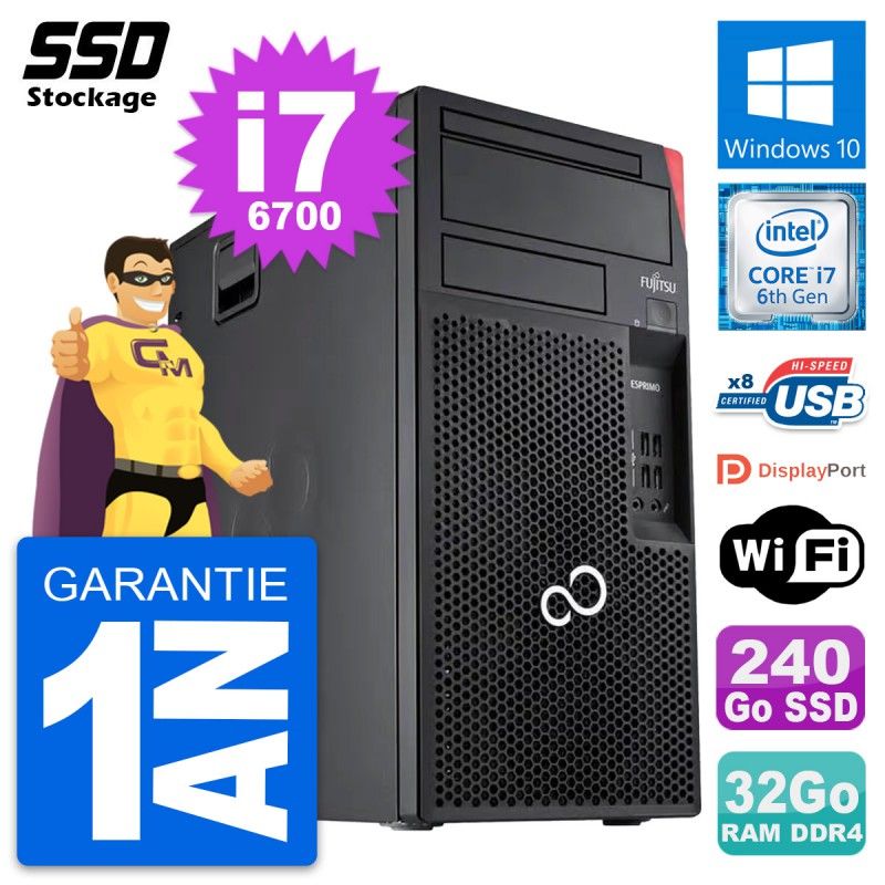 Fujitsu Esprimo P557 MT Desktop Computer