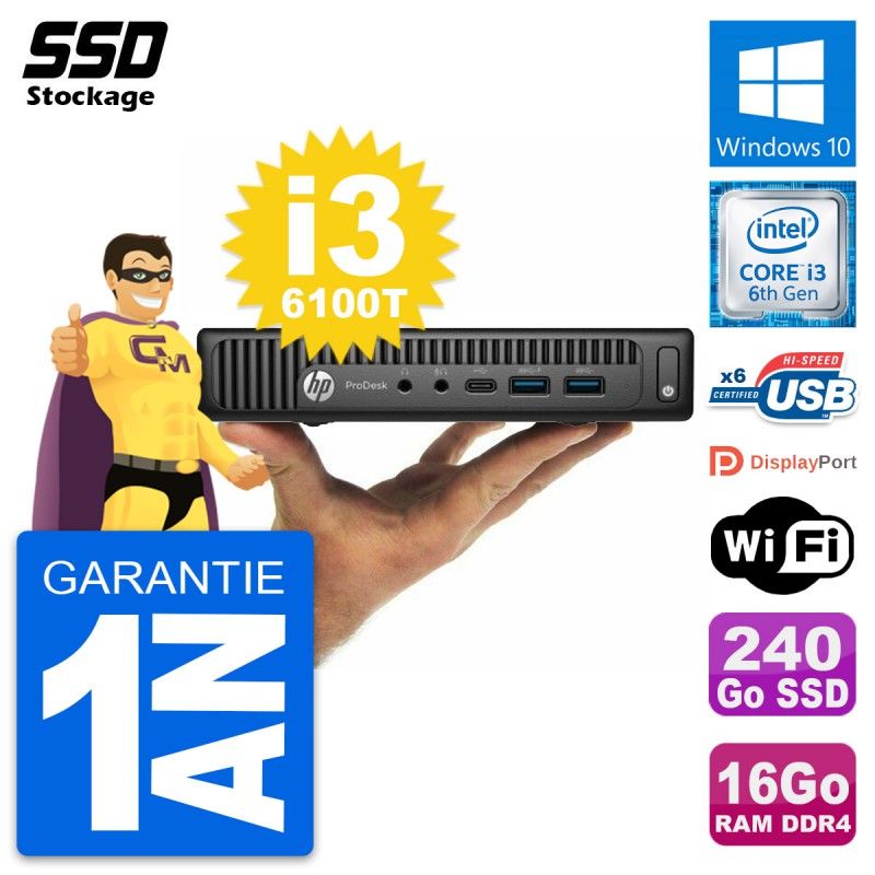 HP Ultra Mini PC 600 G2 DM