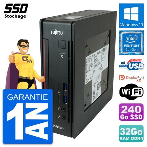 Computadora de escritorio mini Fujitsu Esprimo Q956