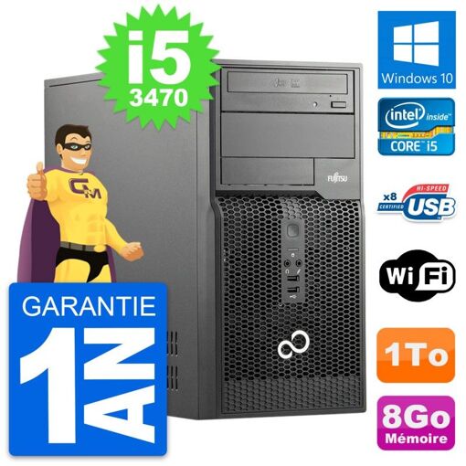 Portátil Fujitsu Esprimo P510 - 8GB de RAM, 1TB HDD, Windows 10, WiFi