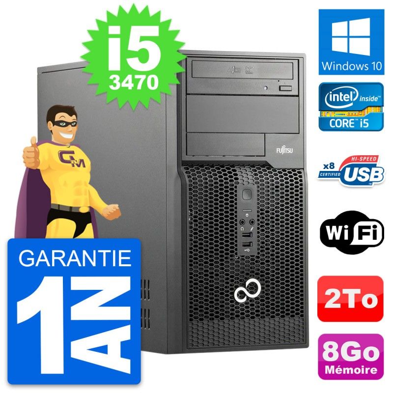 Fujitsu Esprimo P510 Core i5 Laptop - 8GB RAM, 2TB HDD, Windows 10, WiFi
