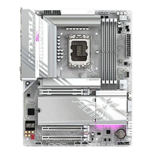Tarjeta madre Gigabyte Z890 AORUS ELITE WiFi7 ICE - Soporta procesadores Intel Core Ultra (2da Gen), VRM de 16+1+2 fases, hasta 8800MHz DDR5 (OC), 1x PCIe 5.0 + 3x PCIe 4.0, Wi-Fi 7, LAN 2.5GbE, Thunderbolt 4