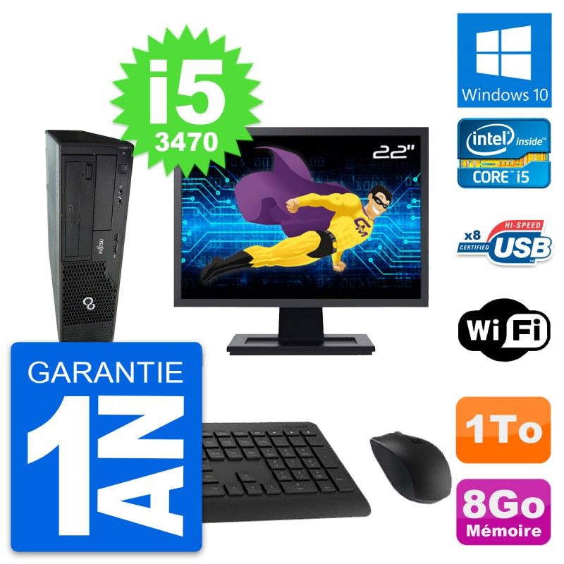 Fujitsu E510 DT 22-Inch Desktop PC