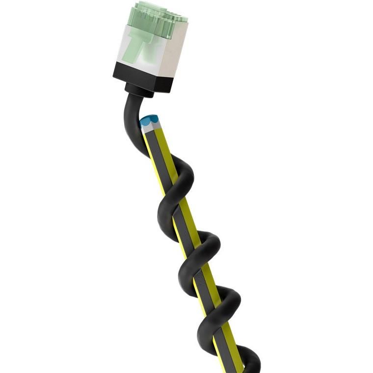 Goobay CAT 8.1 Patch Cable, 2m, Black, Short Connectors (OFC) 99.9% LSZH