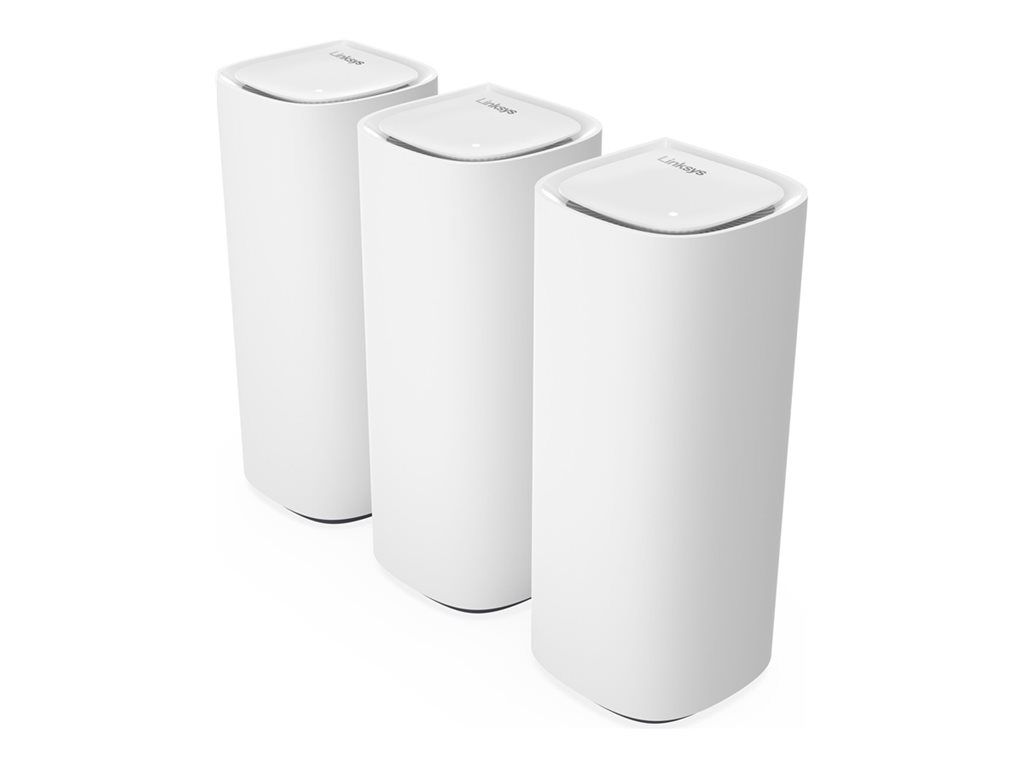 Linksys VELOP Pro 7 Wi-Fi System (3 Routers) - Up to 9000 sq. ft. - 1GbE, 2.5GbE Mesh, Wi-Fi 7 Multi-Band