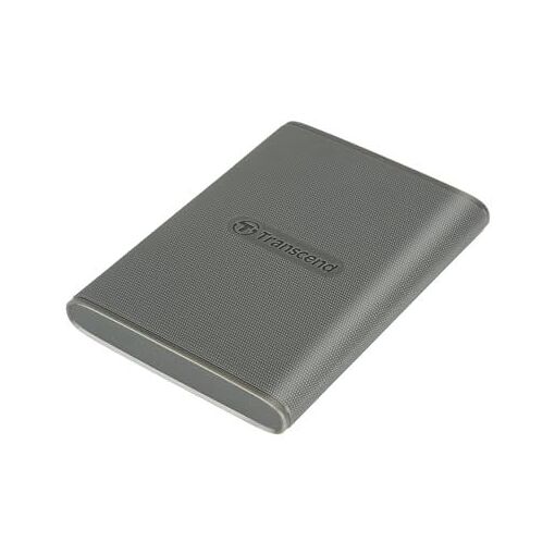 Unidad SSD externa de Transcend 4 TB - USB-C (2.0 Gen 2x2) con cifrado AES de 256 bits - Gris
