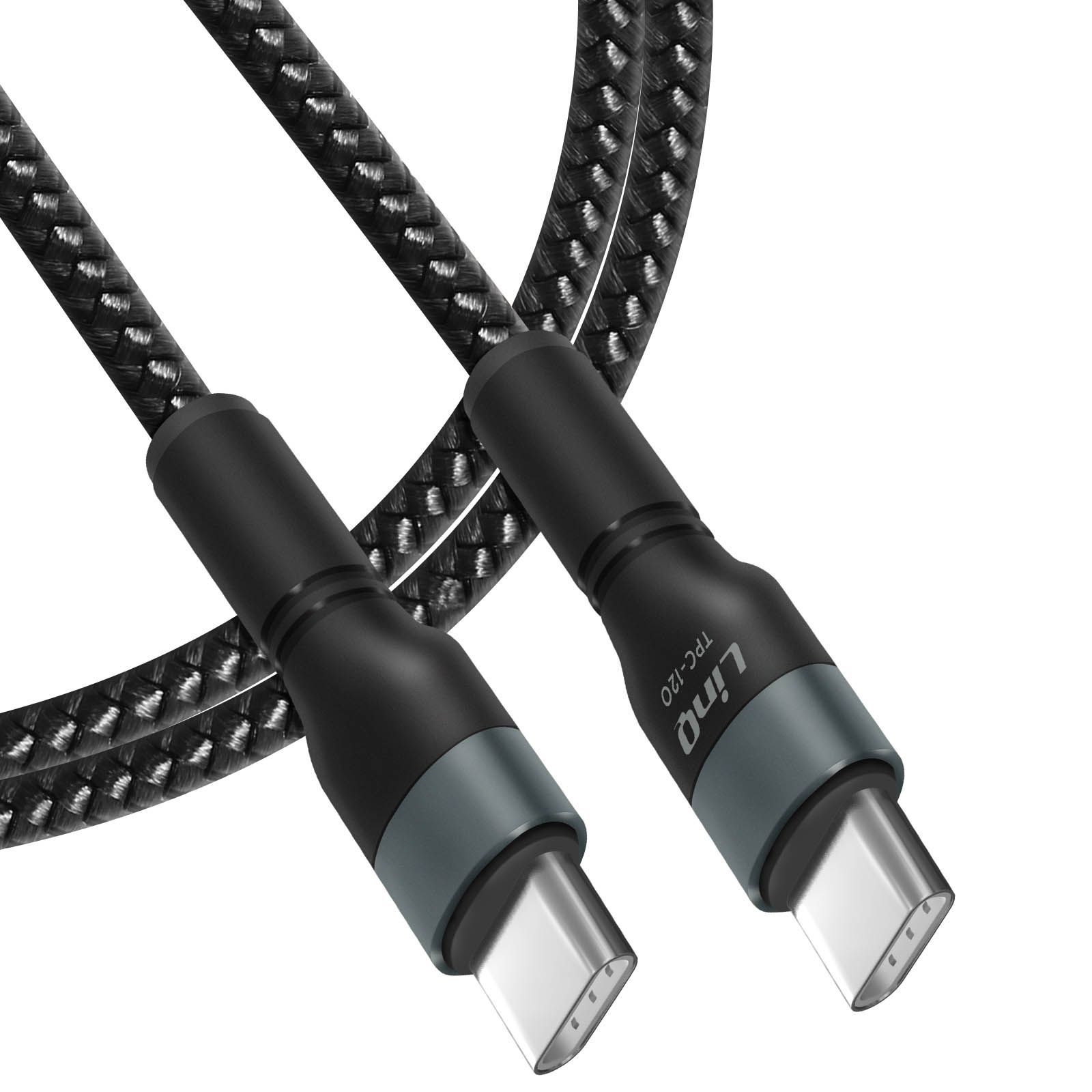 LinQ 60W USB-C to USB-C Power Delivery Cable, 1.2m