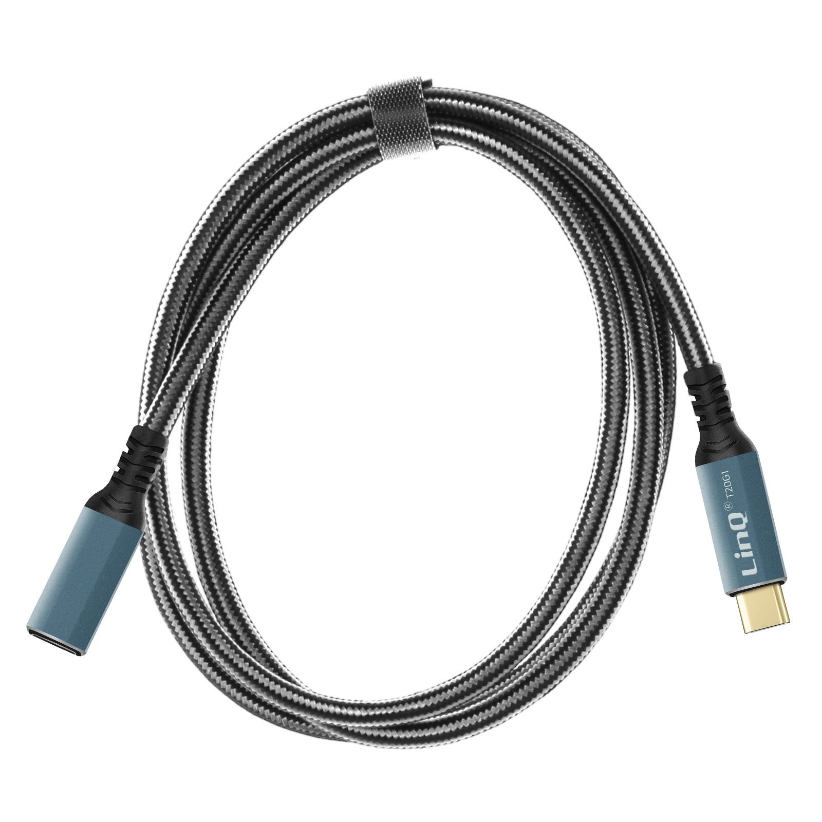 LinQ USB-C Extension Cable 100W Fast Charging, 8K Video, 20Gbps Transfer