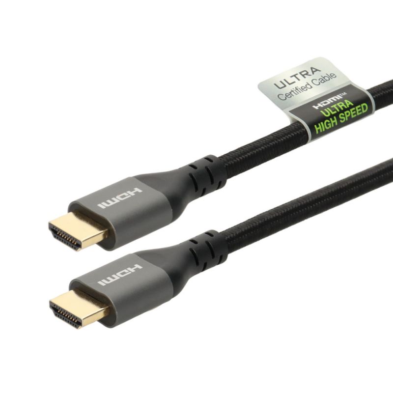 ITC Erard Connect Video Connector, Black, 2m HDMI 2.1 Cable (ULTRA HIGH SPEED, 8K 60fps)