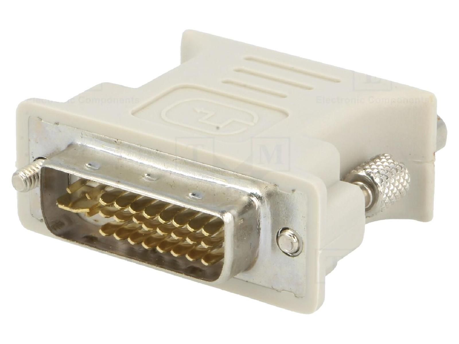 Adaptador ADNAuto hembra D-Sub HD a DVI-I macho