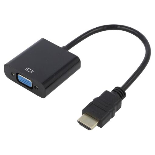 ADNAuto D-Sub HD Female to HDMI Male Adapter 0.15m Black