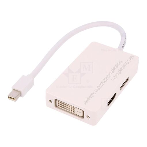 Adaptateur DisplayPort vers HDMI ADNAuto blanc 0,2 m