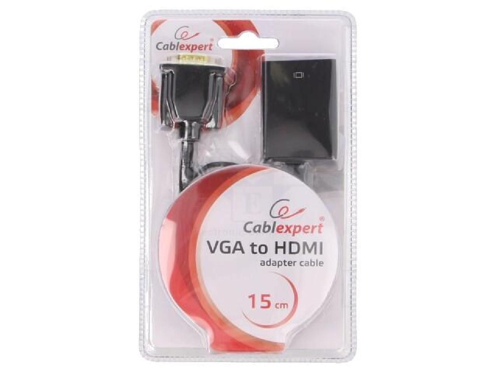 ADNAuto HDMI 1.4 Female to Full HD 0.15m Cable - Black