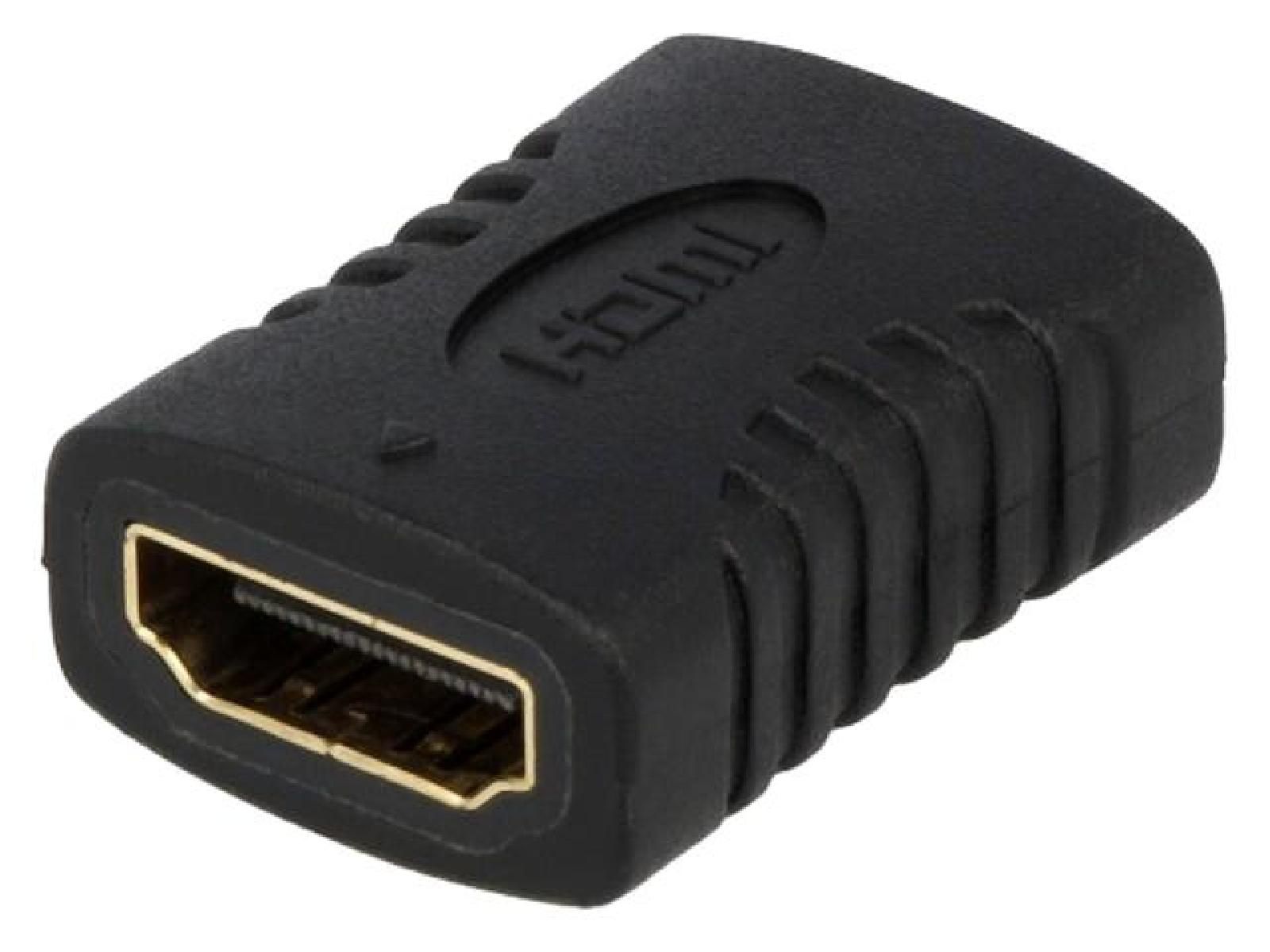 ADNAuto Dual-Sided HDMI Female Adapter - Black