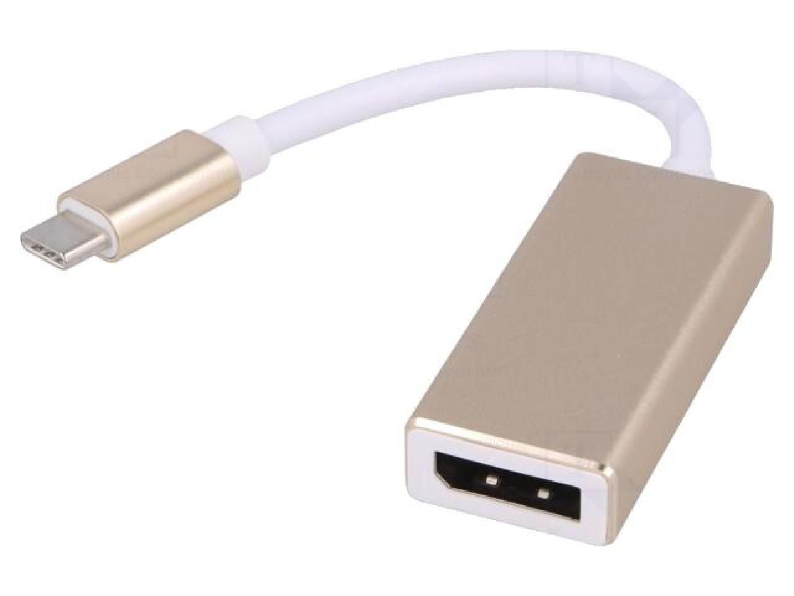 ADNAuto USB 3.1 DisplayPort to USB C Adapter (15cm)