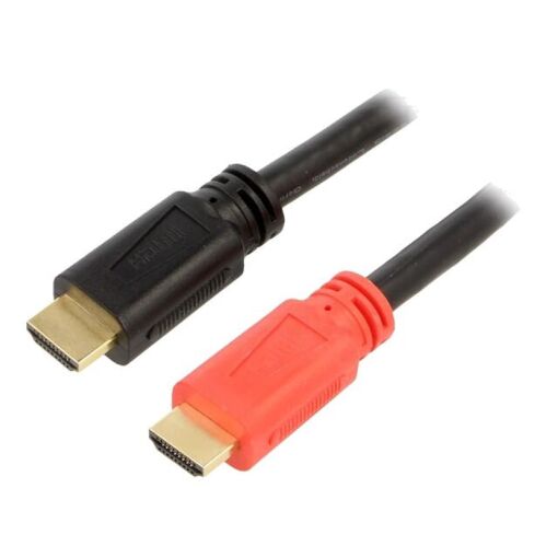 ADNAuto High-Speed HDMI Cable with Amplifier, 20m - Black