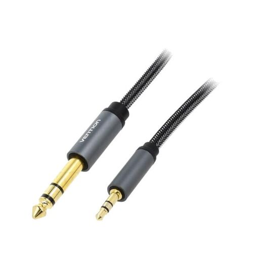 Cable de audio ADNAuto 3,5 mm macho 3 pines a 6,3 mm macho, 5 m