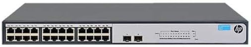 HP 1420-24G-2SFP Switch - Unmanaged Switch - 24 x 10/100/1000 + 2 x 1 Gigabit Ethernet SFP+ - Desk/Rack Mountable