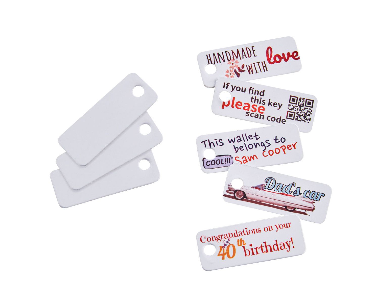Étuis Colop E-Mark 20 en PVC perforés - 18 x 45 mm