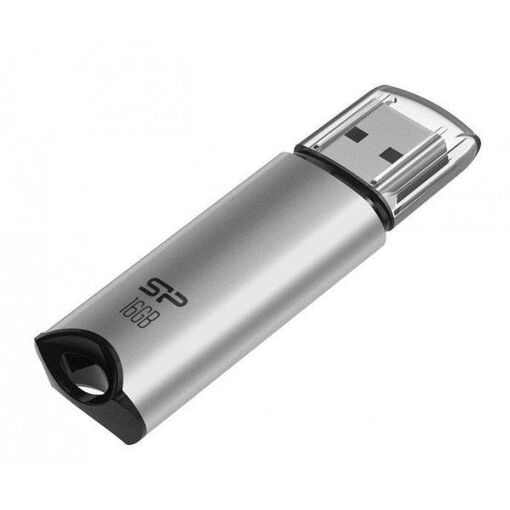 Llave USB Silicon Power Marvel M02 - 16 GB - USB 3.2 Gen 1 - Plata