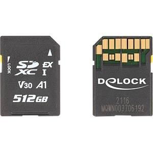 Tarjeta de memoria Delock SD Express 512 GB