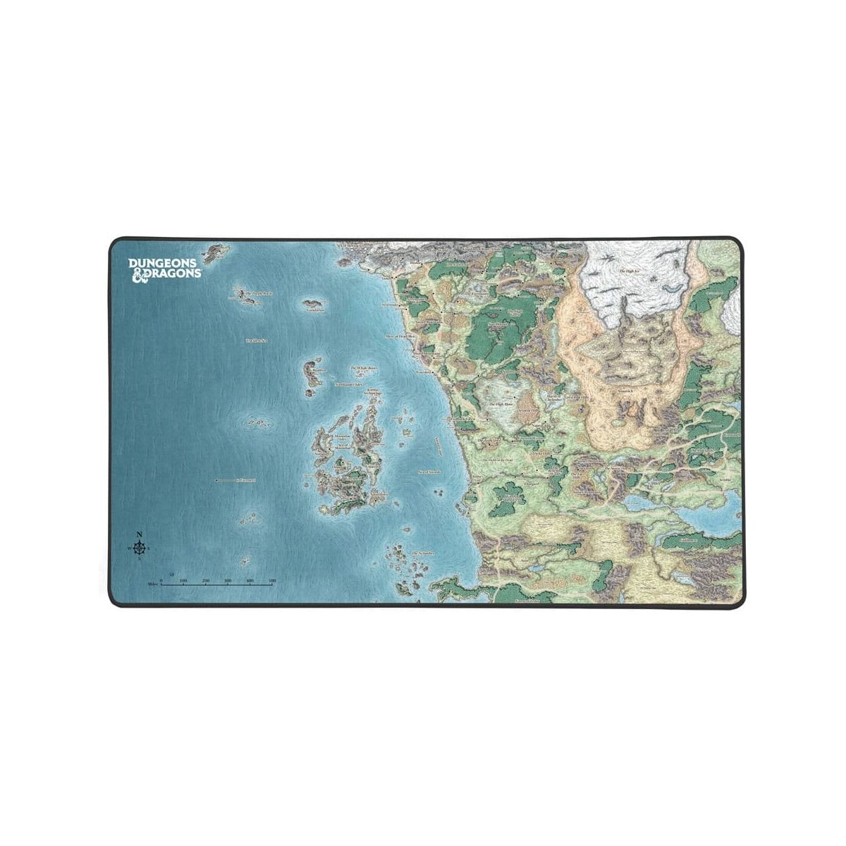 Konix Dungeons & Dragons Faerun Map XL Mousepad