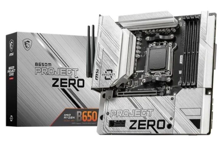 MSI B650M Project Zero AM5 Micro-ATX Motherboard