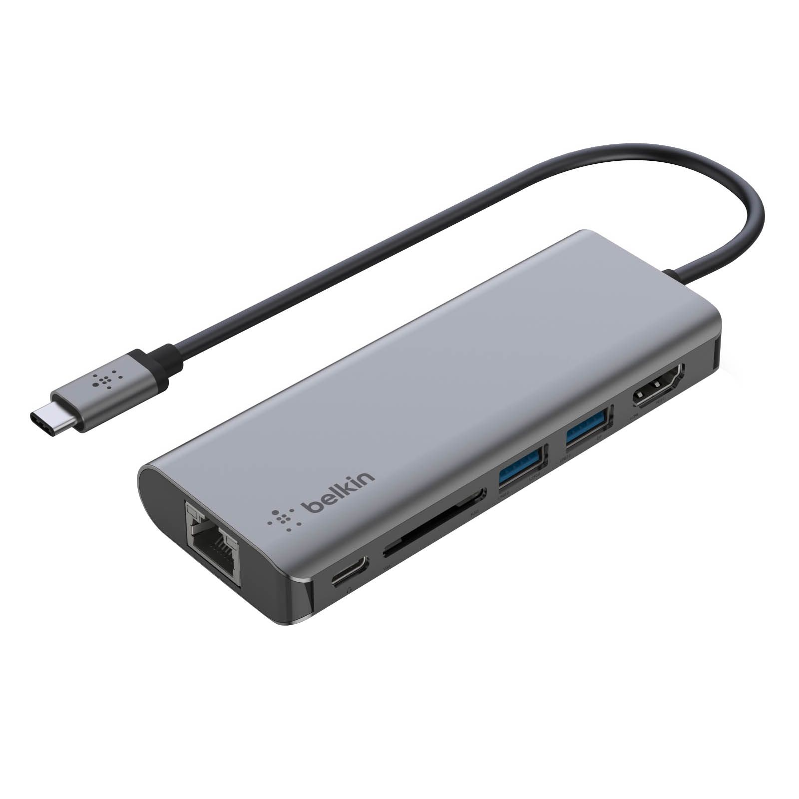 Belkin USB-C to HDMI 4K Hub, 100W Power Delivery