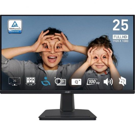 MSI Pro MP251 - Monitor de 24,5 pulgadas LED Full HD, Tiempo de Respuesta de 4 ms, Negro
