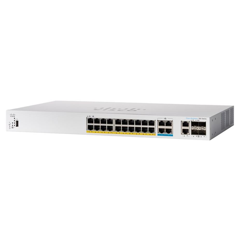 Cisco Catalyst 1300 Series Switch - 24-Port Managed Switch with PoE+ and SFP+