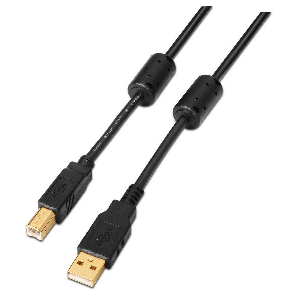 AISENS High Quality 5m USB 2.0 A to USB B Cable