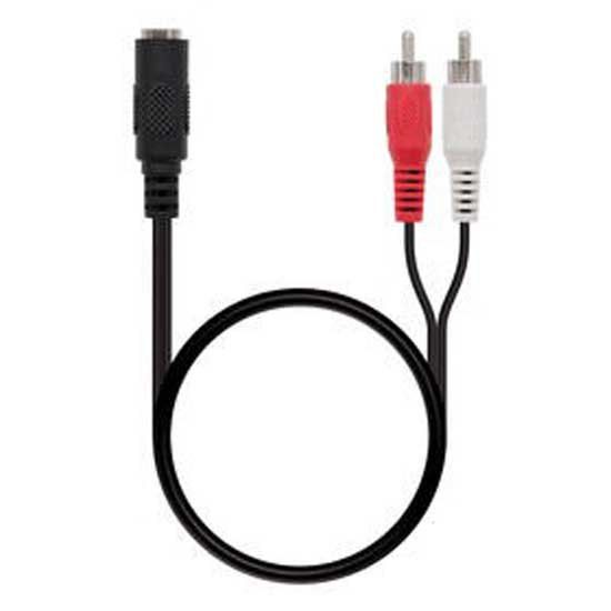 NanoCable 3.5mm Minijack Audio Cable, 1.5m, 2x RCA