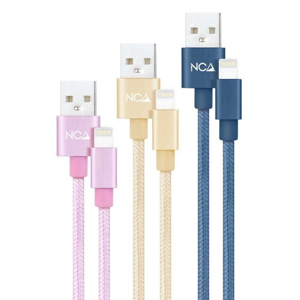 NanoCable USB-A to Lightning Cable, 1m, 3-Pack (CO2)