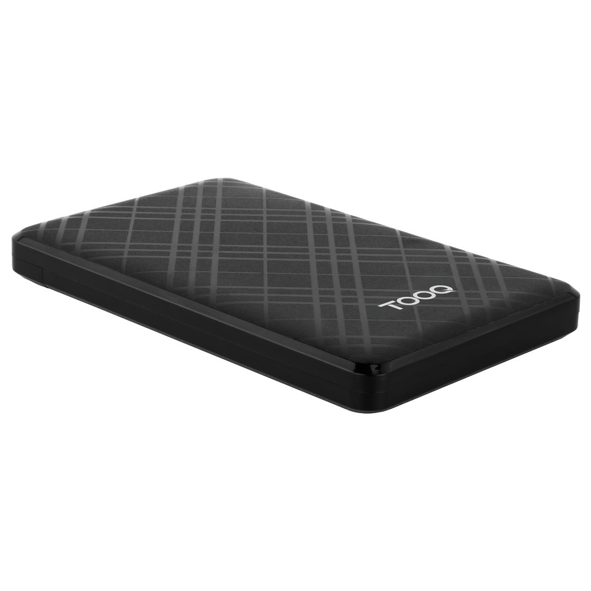 Caja de almacenamiento TooQ para HDD/SSD de 2,5 pulgadas - Negro