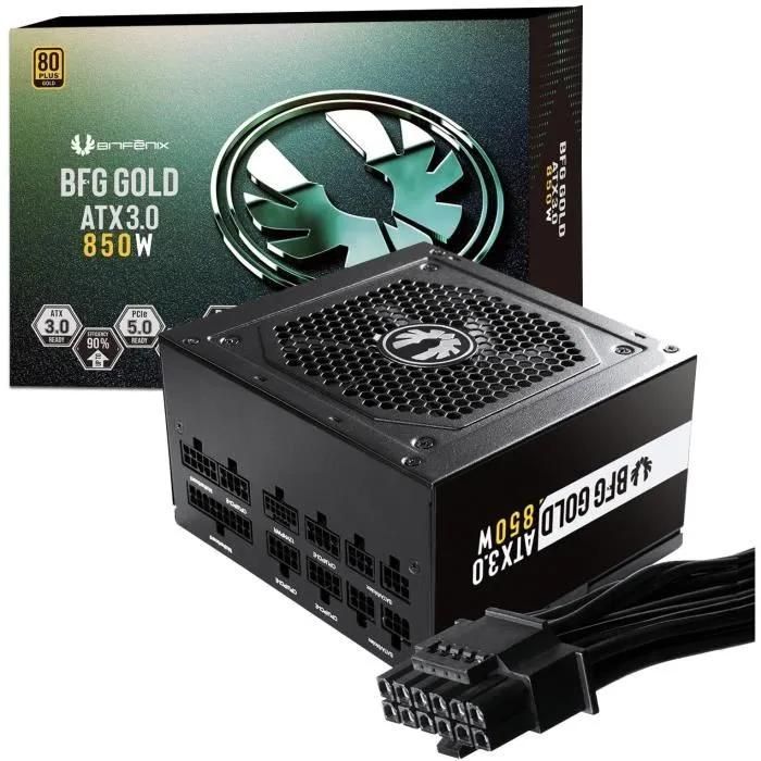 BitFenix 850W Power Supply BGA850UMAG 9R 80+ Gold