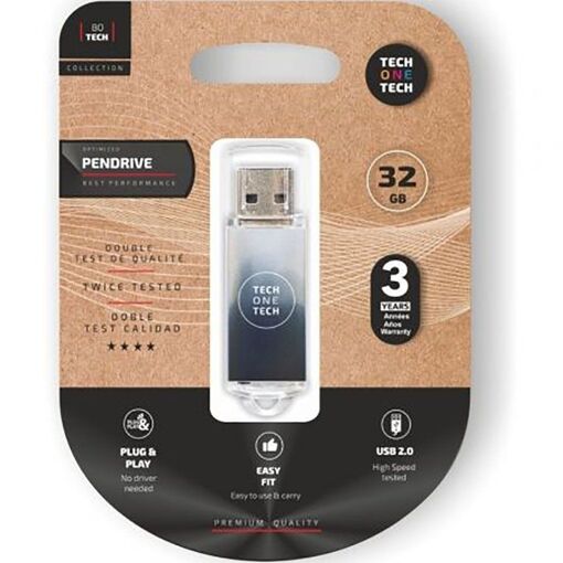 USB Tech One Tech 32 GB Negro