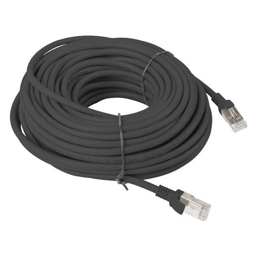 Lanberg Cat6 UTP Network Cable, 20m Black