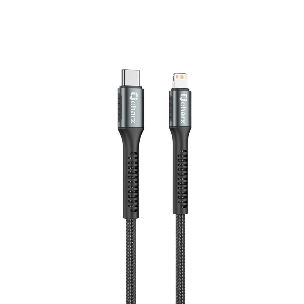 Qcharx USB-C to Lightning Cable, 3A 20W, 1m