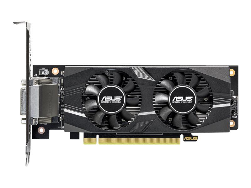 ASUS GeForce RTX 3050 LP BRK OC 6GB - Graphics Card - GF RTX 3050 - 6GB GDDR6 - PCIe 4.0 - HDMI, DisplayPort, DVI