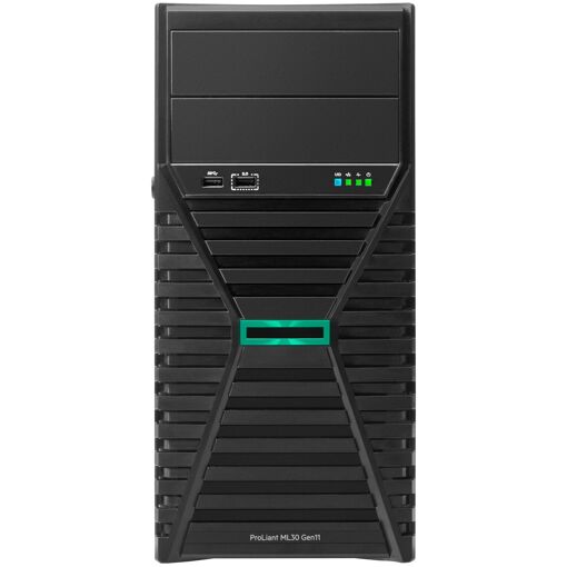 Servidor en torre HPE ProLiant ML30 Gen11 - Procesador Intel Xeon E-2414 de 2.6 GHz - 32 GB RAM - 2 TB - Negro