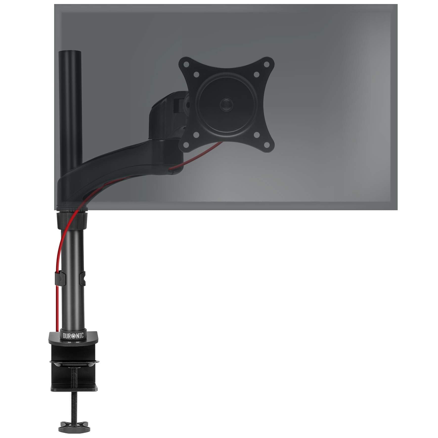 Duronic DM451X2 Monitor Arm with Cable Management for Desk