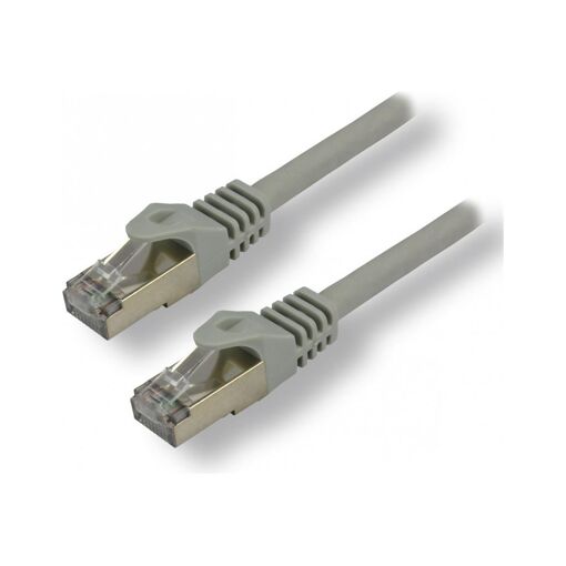 Cable MCL Samare RJ-45 a RJ-45 - 30 m - 6,2 mm - SFTP Cat 7 - Sin halógeno, moldeado, sin gancho - Gris