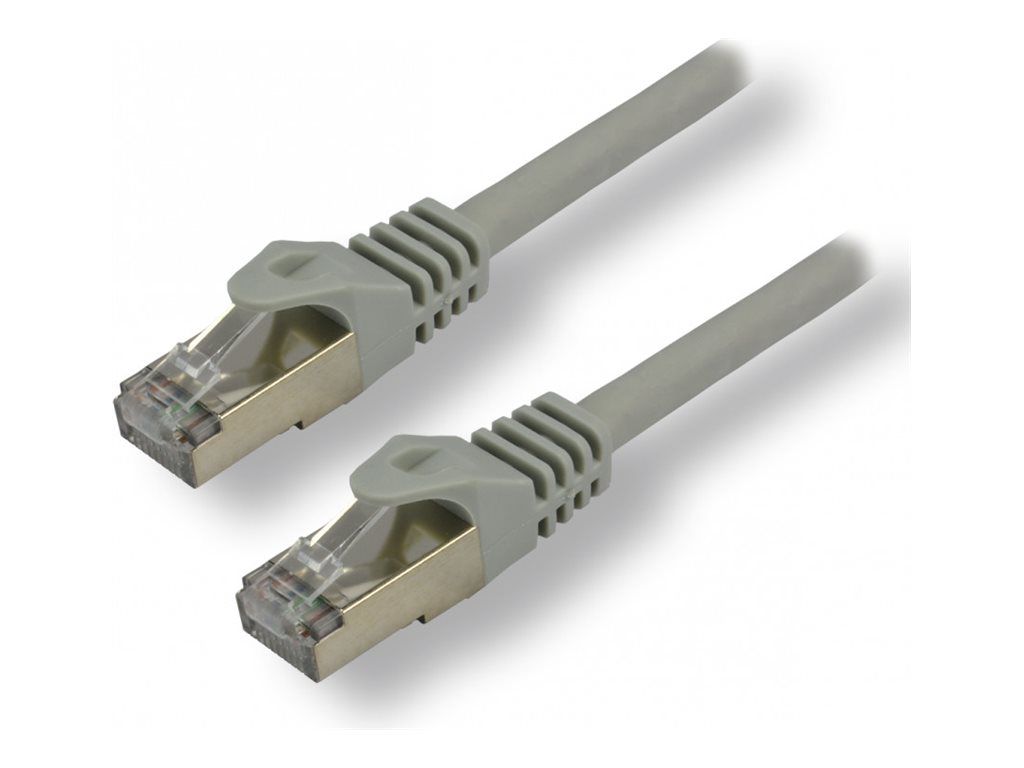 MCL Samare RJ-45 to RJ-45 Cable - 30m - 6.2mm - SFTP Cat 7 - Halogen Free, Molded, Hookless - Grey