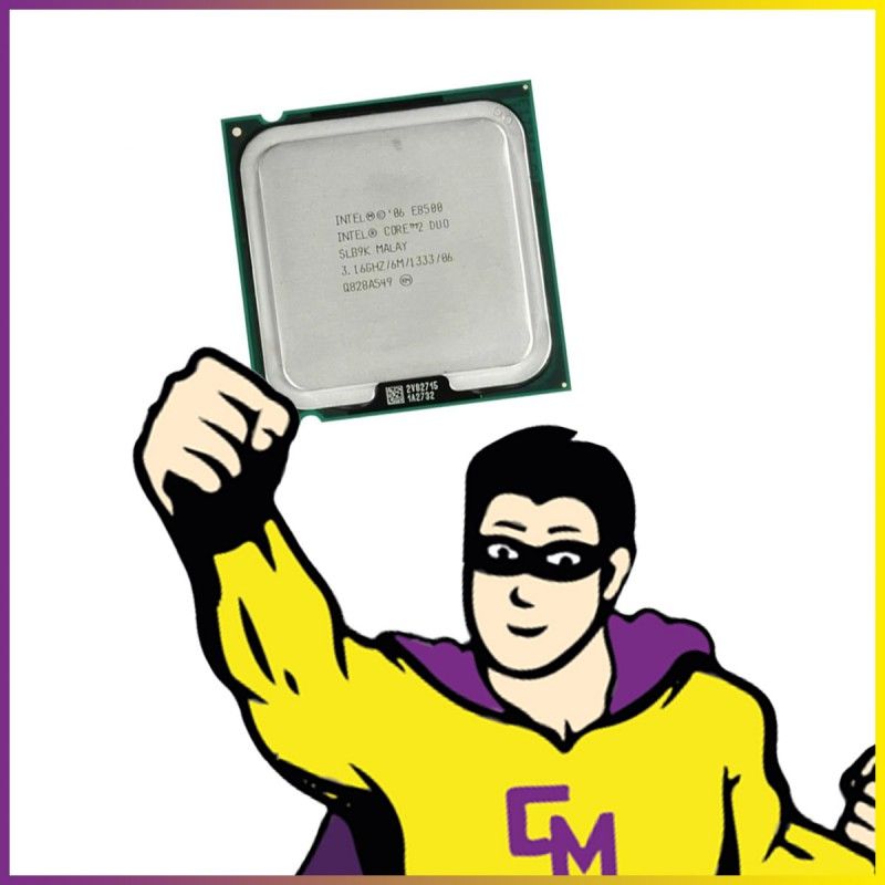 Intel Core 2 Duo E8500 Processor (3.16GHz, 1333MHz, LGA775)